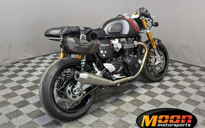 2022 Triumph Thruxton RS Matte Storm Grey And Silver Ice