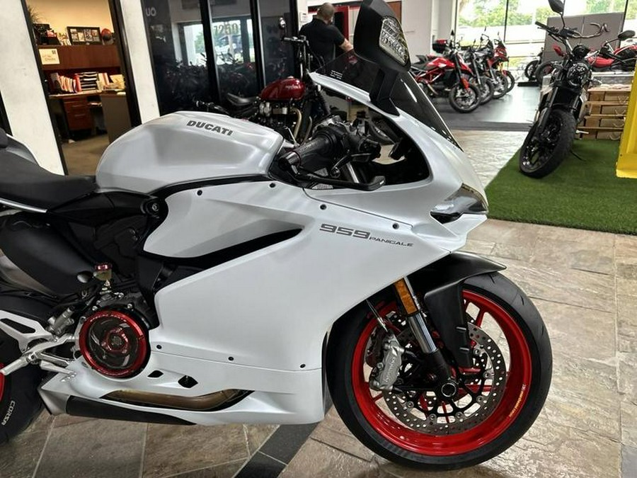 2019 Ducati 959 Panigale Arctic White Silk