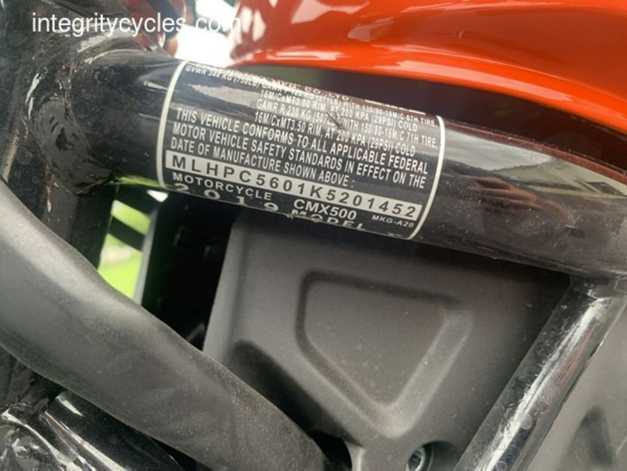 2019 Honda® Rebel 500