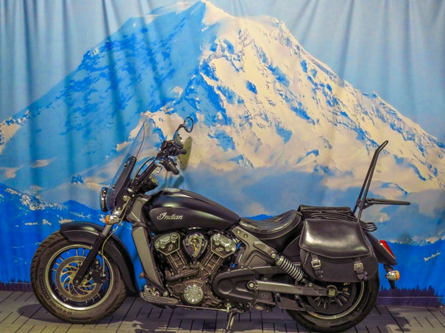 2016 Indian Scout Thunder Black Smoke Wildfire Red