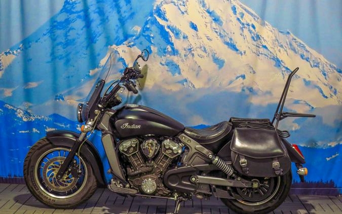 2016 Indian Scout Thunder Black Smoke Wildfire Red
