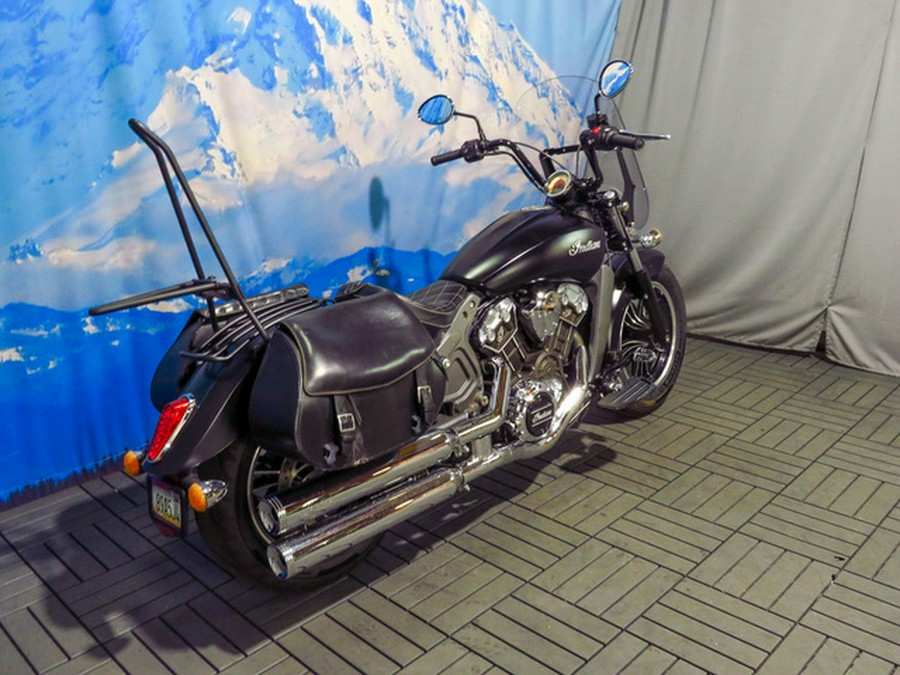 2016 Indian Scout Thunder Black Smoke Wildfire Red