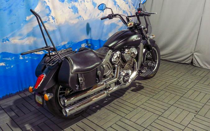 2016 Indian Scout Thunder Black Smoke Wildfire Red