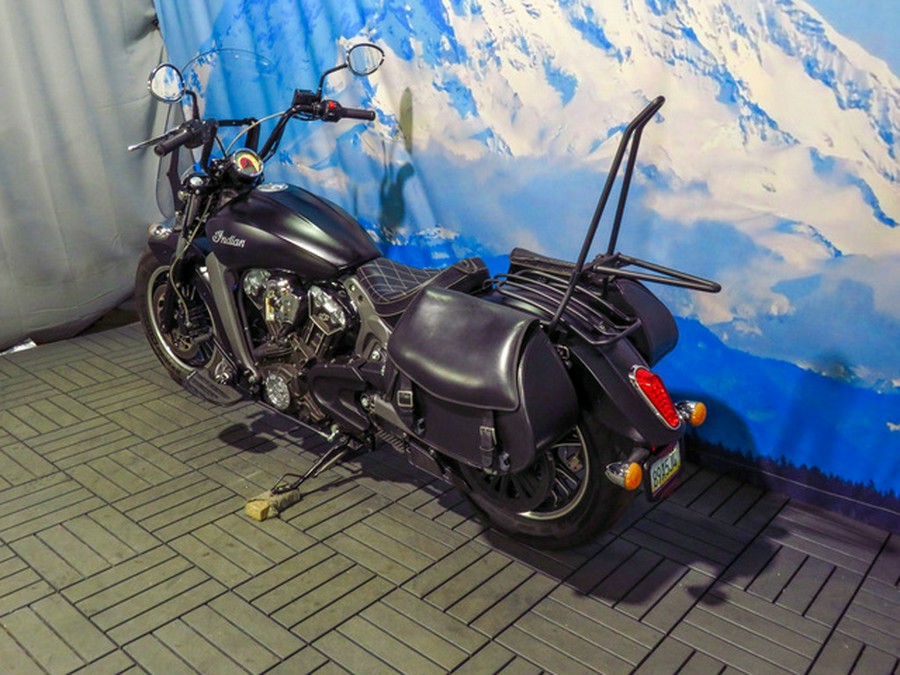 2016 Indian Scout Thunder Black Smoke Wildfire Red