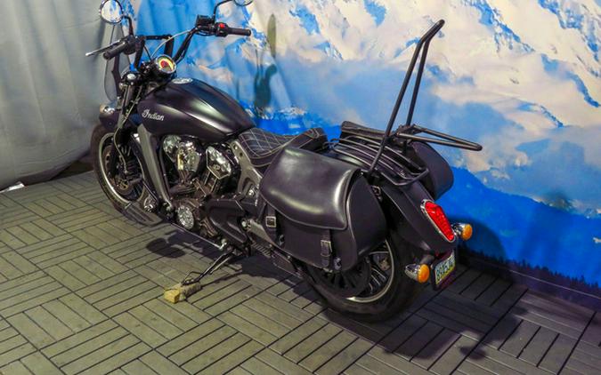 2016 Indian Scout Thunder Black Smoke Wildfire Red
