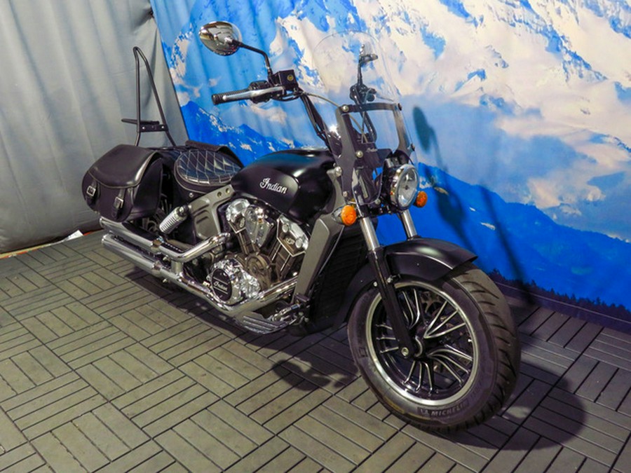 2016 Indian Scout Thunder Black Smoke Wildfire Red