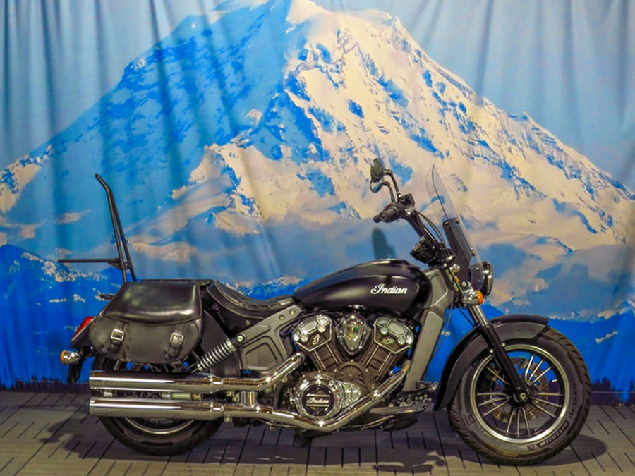 2016 Indian Scout Thunder Black Smoke Wildfire Red
