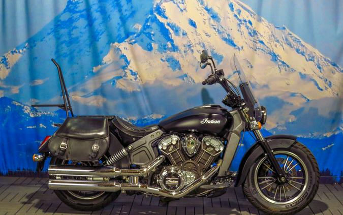 2016 Indian Scout Thunder Black Smoke Wildfire Red