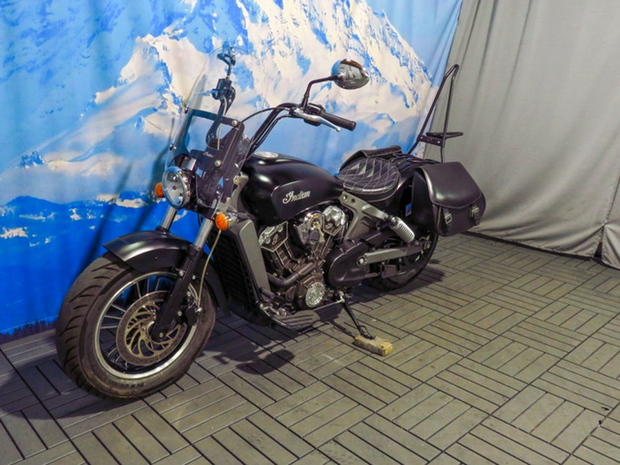 2016 Indian Scout Thunder Black Smoke Wildfire Red