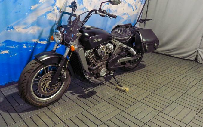 2016 Indian Scout Thunder Black Smoke Wildfire Red