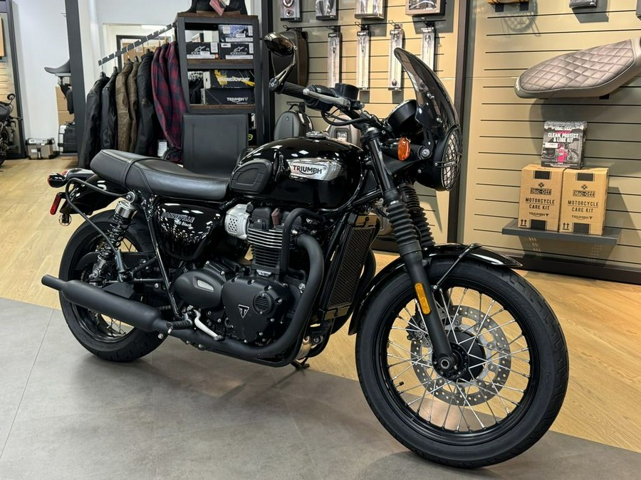 2017 Triumph Bonneville T100 Black Jet Black