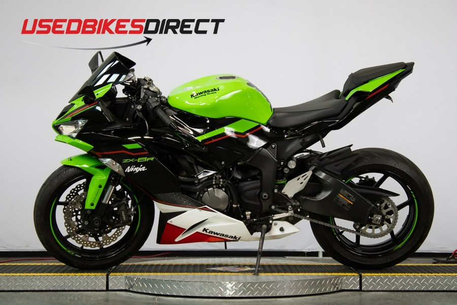 2021 Kawasaki ZX-6R - $12,499.00