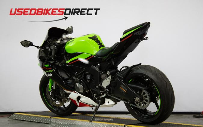 2021 Kawasaki ZX-6R - $12,499.00