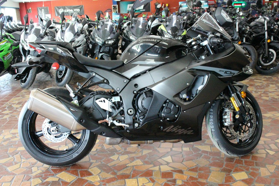 2026 Kawasaki Ninja ZX-10R ABS Metallic Matte Graphenesteel Gray/Metallic Spark Black - TA001920