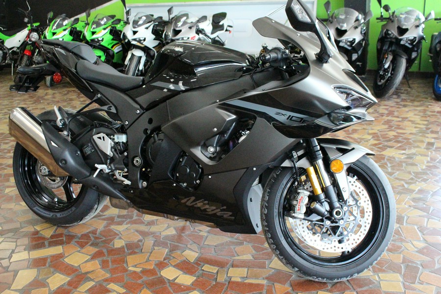 2026 Kawasaki Ninja ZX-10R ABS Metallic Matte Graphenesteel Gray/Metallic Spark Black - TA001920