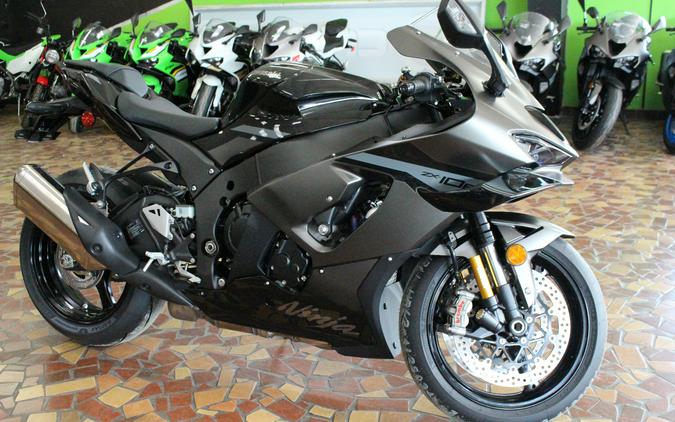 2026 Kawasaki Ninja ZX-10R ABS Metallic Matte Graphenesteel Gray/Metallic Spark Black - TA001920