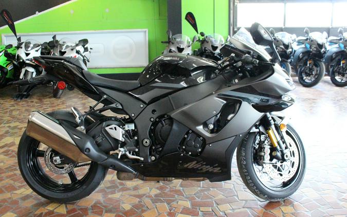 2026 Kawasaki Ninja ZX-10R ABS Metallic Matte Graphenesteel Gray/Metallic Spark Black - TA001920