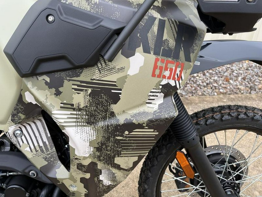 2025 Kawasaki KLR®650 Adventure ABS Cypher Camo Beige