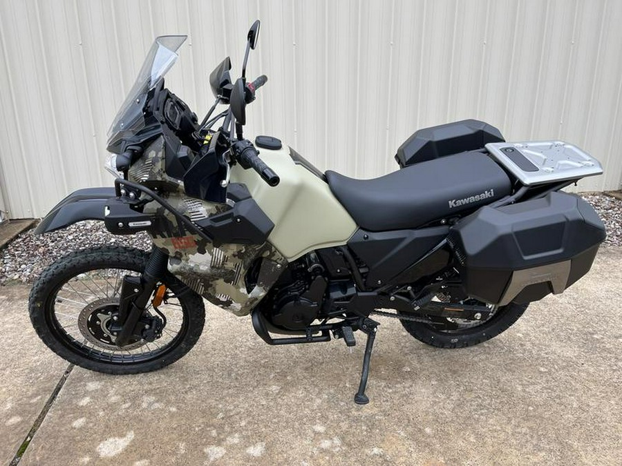 2025 Kawasaki KLR®650 Adventure ABS Cypher Camo Beige