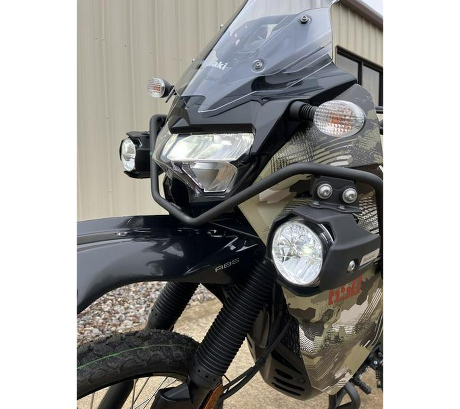 2025 Kawasaki KLR®650 Adventure ABS Cypher Camo Beige
