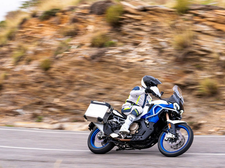 2026 MV Agusta LXP Enduro Veloce Bianco Perlato RC Blue Nordico