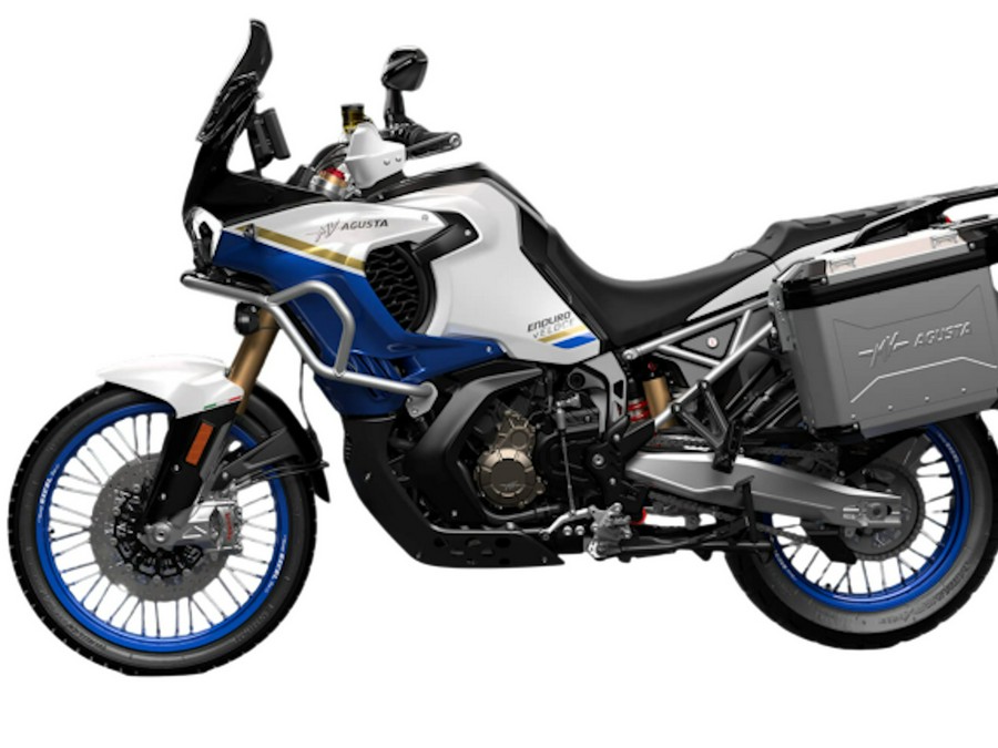 2026 MV Agusta LXP Enduro Veloce Bianco Perlato RC Blue Nordico