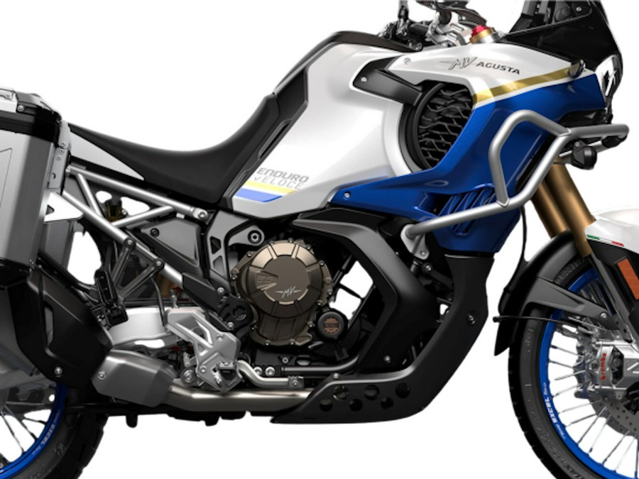 2026 MV Agusta LXP Enduro Veloce Bianco Perlato RC Blue Nordico