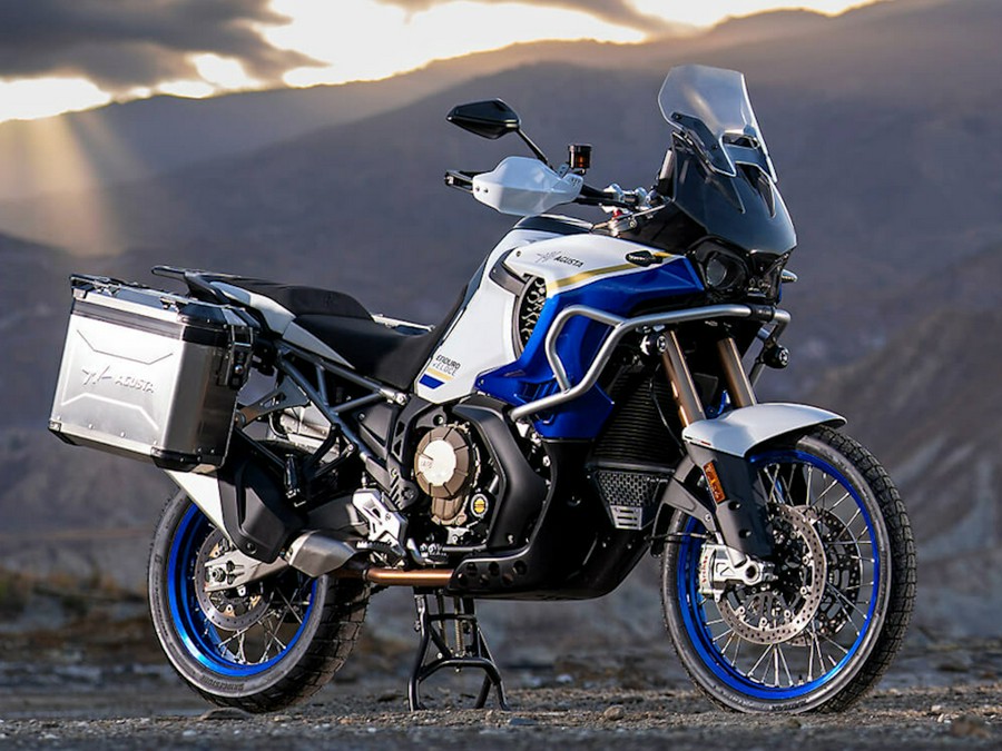 2026 MV Agusta LXP Enduro Veloce Bianco Perlato RC Blue Nordico