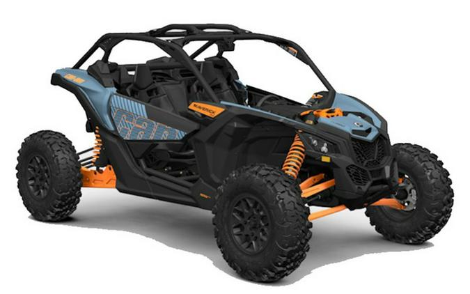 2025 Can-Am Maverick X3 RS Turbo Scandi Blue & Orange Crush