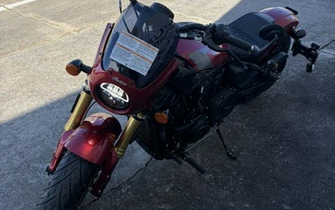 2026 Indian 101 Scout Sunset Red Metallic