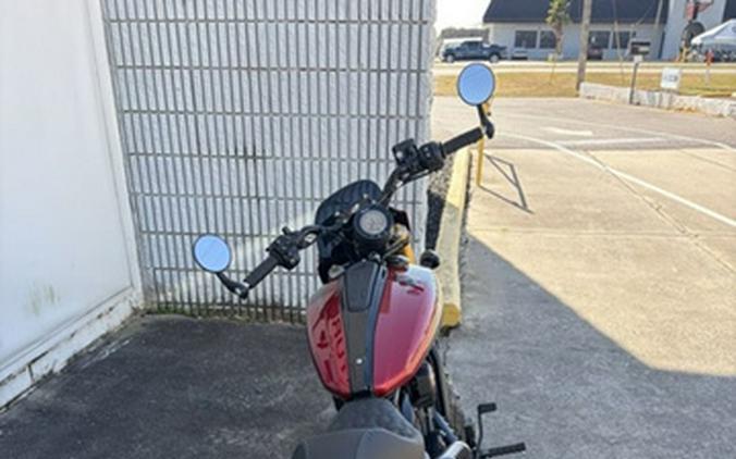 2026 Indian 101 Scout Sunset Red Metallic