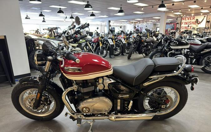 2026 Triumph Bonneville Speedmaster Carnival red