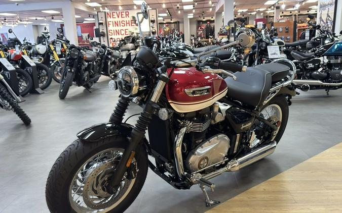 2026 Triumph Bonneville Speedmaster Carnival red