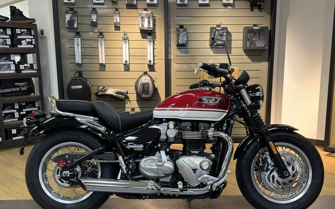 2026 Triumph Bonneville Speedmaster Carnival red