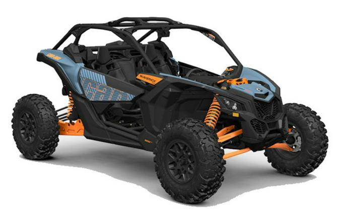 2025 Can-Am Maverick X3 RS Turbo RR Scandi Blue & Orange Crush