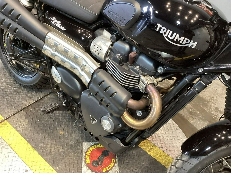 2018 Triumph Street Scrambler Jet Black