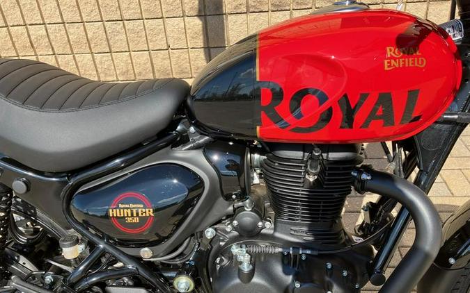 2024 Royal Enfield Hunter 350 Rebel Red