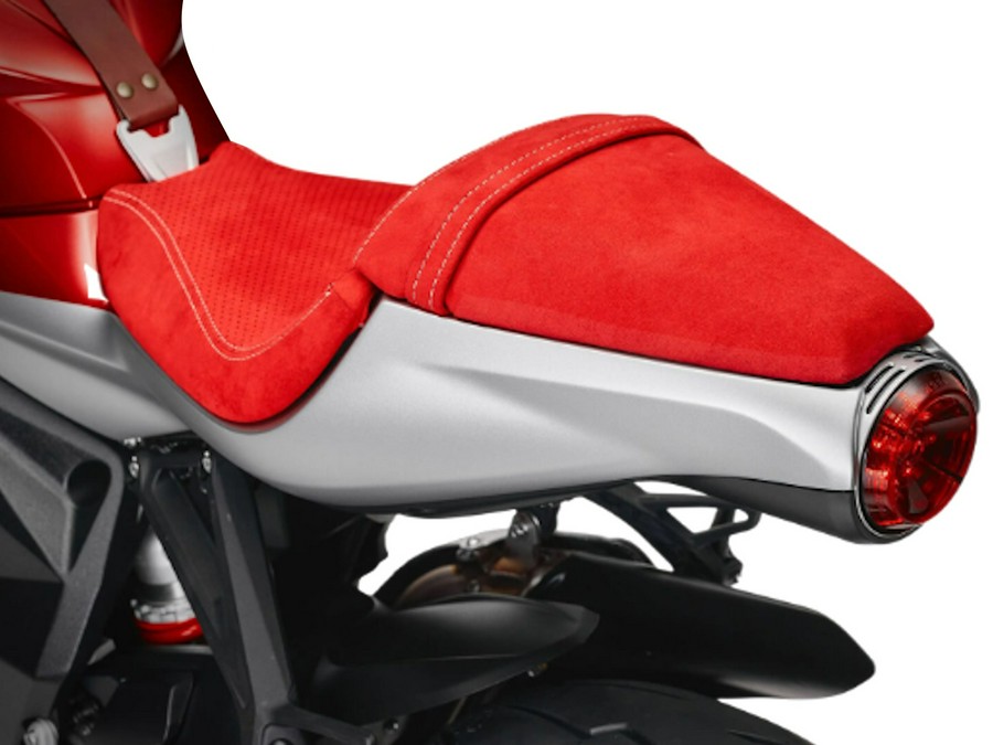 2026 MV Agusta Superveloce S Rosso Fuoco Argento Intenso Satinato