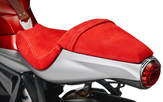 2026 MV Agusta Superveloce S Rosso Fuoco Argento Intenso Satinato