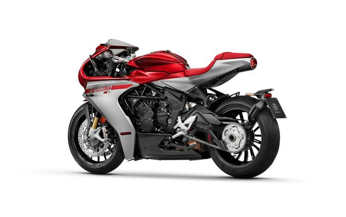 2026 MV Agusta Superveloce S Rosso Fuoco Argento Intenso Satinato
