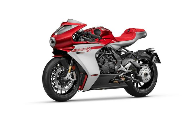 2026 MV Agusta Superveloce S Rosso Fuoco Argento Intenso Satinato