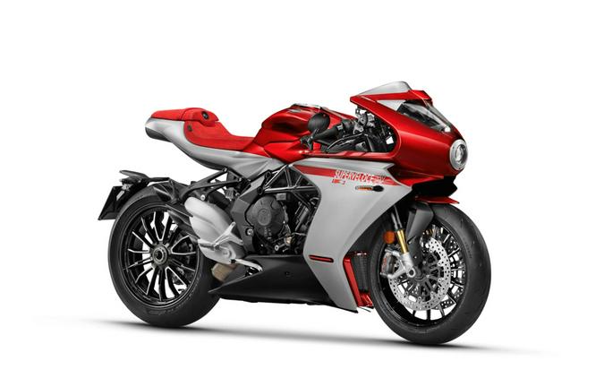 2026 MV Agusta Superveloce S Rosso Fuoco Argento Intenso Satinato