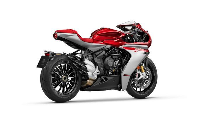 2026 MV Agusta Superveloce S Rosso Fuoco Argento Intenso Satinato