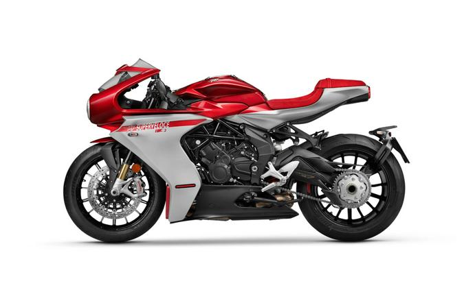 2026 MV Agusta Superveloce S Rosso Fuoco Argento Intenso Satinato