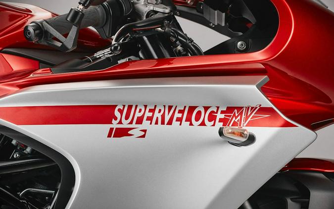 2026 MV Agusta Superveloce S Rosso Fuoco Argento Intenso Satinato
