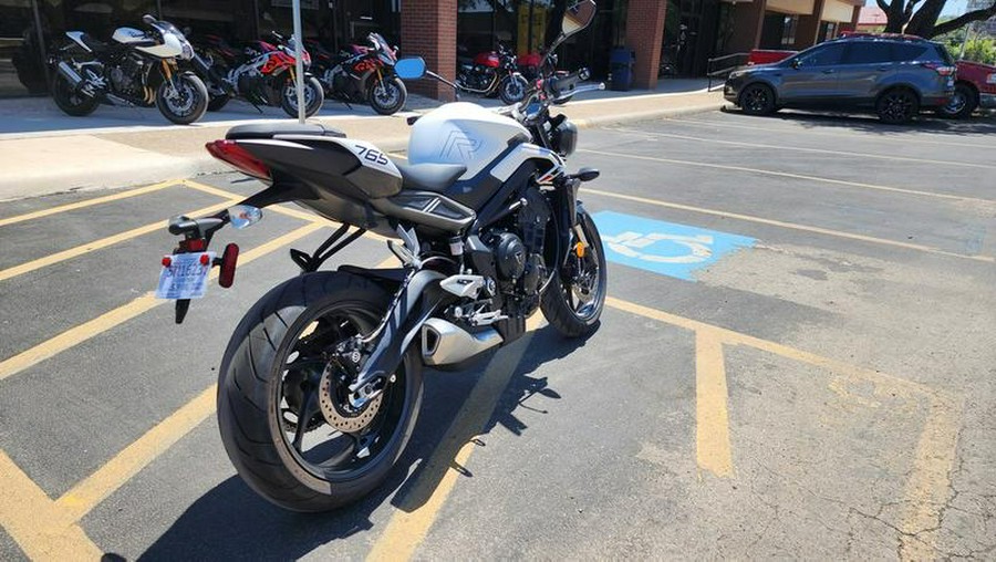 2024 Triumph Street Triple 765 R Crystal White