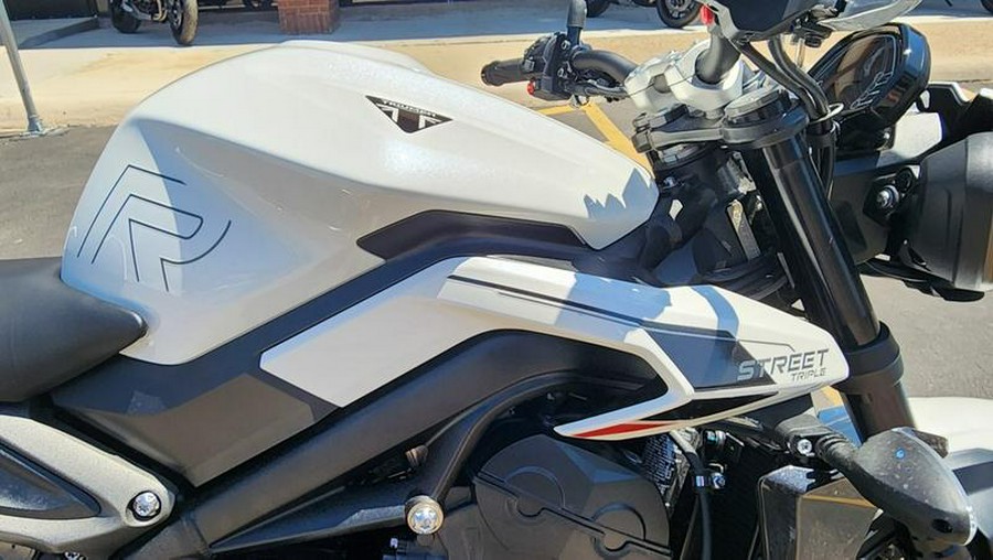 2024 Triumph Street Triple 765 R Crystal White