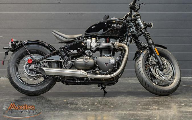 2023 Triumph Bonneville Bobber Jet Black