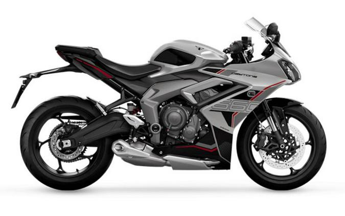 2026 Triumph Daytona 660 Aluminium Silver / Sapphire Black