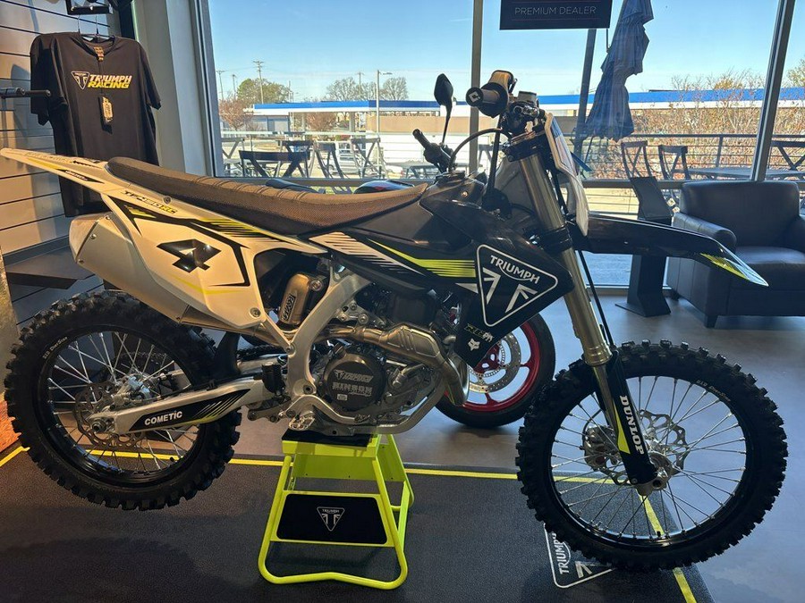 2025 Triumph TF 450-RC Edition Jet Black/Pure White